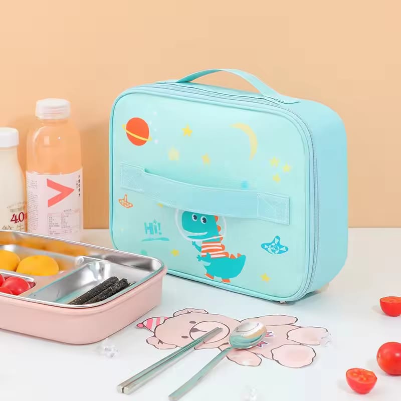Animated School Thermal Lunch Bag, Cute Large Capacity Lunch Bag, New Style Insulated Kids Lunch Bag Animated School Thermal Lunch Bag, Cute Large Capacity Lunch Bag, New Style Insulated Kids Lunch Bag